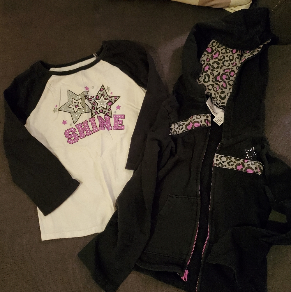 Girls Shirt and Jacket Set